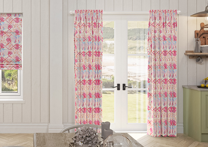 Faded Glamour, Fairground White - Made To Measure Curtains - Image 3